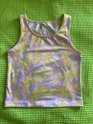 Sinsay sports tank top like new, colorful, size 134 cm, 8-9 years
