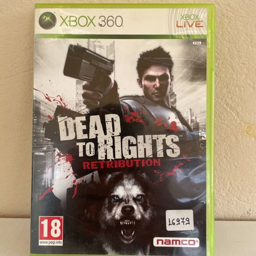 Dead to Rights Retribution Xbox 360 game used