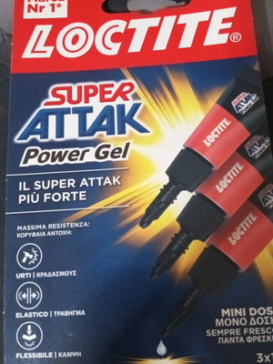 Loctite Super Attack Instant Glue 3x1g New Sealed