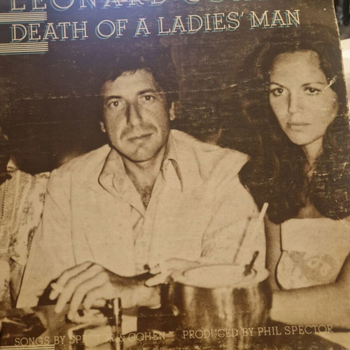 Leonard Cohen Death of a Ladies' Man LP album used