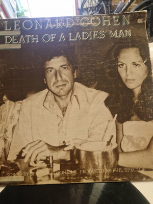 Leonard Cohen Death of a Ladies' Man LP album used