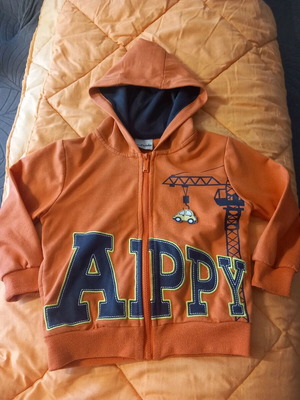 Unisex jacket used for 2-3 years old