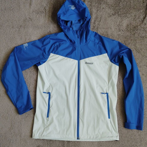 Bergans of Norway Microlight Jacket, size M, grey and blue