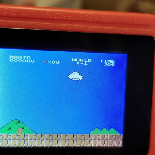 Sup Game Box 400 in 1 Plus portable retro console, red