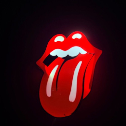 Rolling Stone Kiss Lightbox like new with led lights