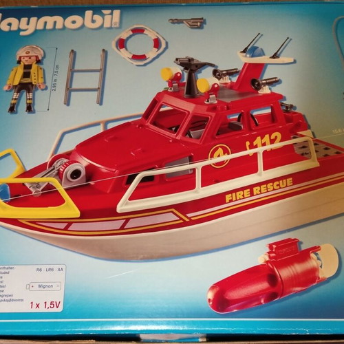Playmobil 70147 boat with motor