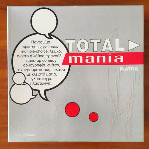 Total Mania board game used with cards and accessories