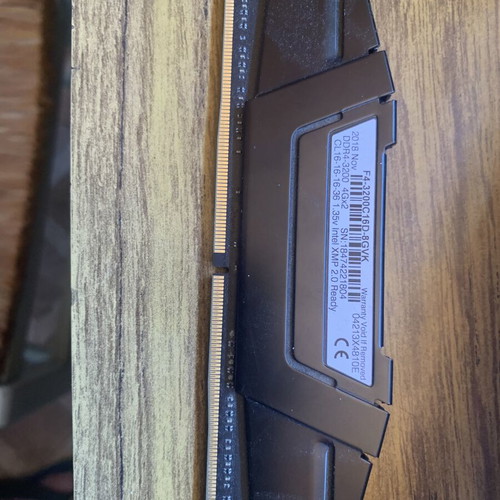 G.Skill Ripjaws V 4GB DDR4 3200MHz RAM stick like new