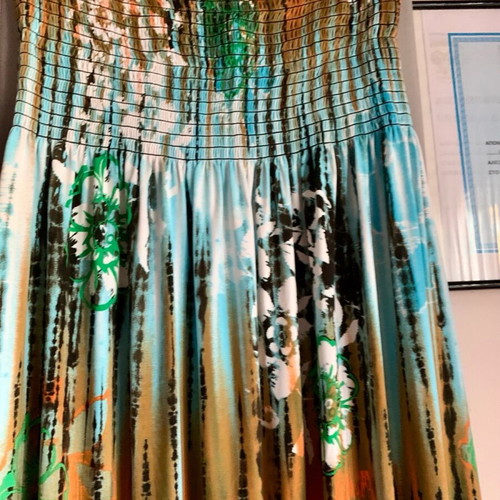 Mariangela maxi dress new, strapless, size M