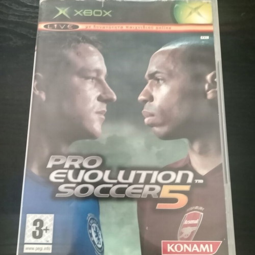 Pro Evolution Soccer 5 Xbox original game, English PAL version
