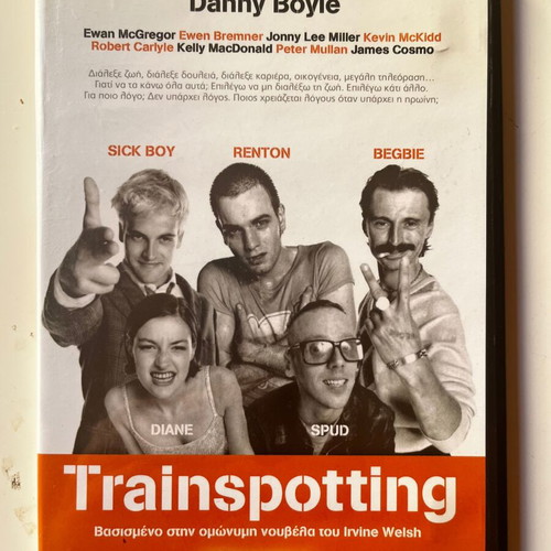 Trainspotting DVD used with subtitles, comedy drama action