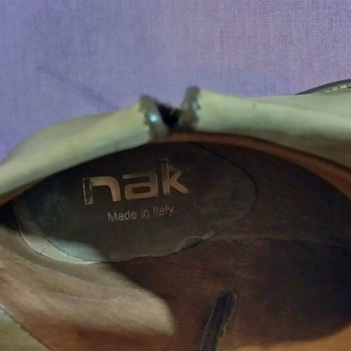 Nak leather boots size 36 like new, beige