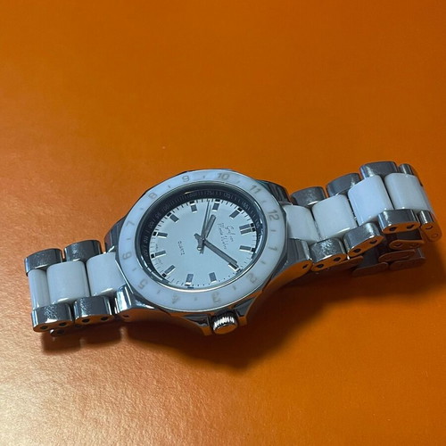 Graf von Monte Wehro unisex watch like new, white and silver