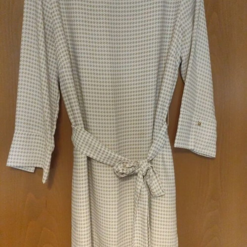H&M dress like new, white and beige, size XXL