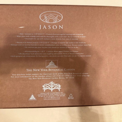 Jason placemats vintage, pack of 12, New York Botanical Garden, like new