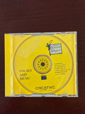 Children’s melodies DVD used by Creative Labs