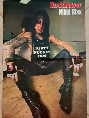 Αφίσα Rock Power Motley Crue Nikki Sixx