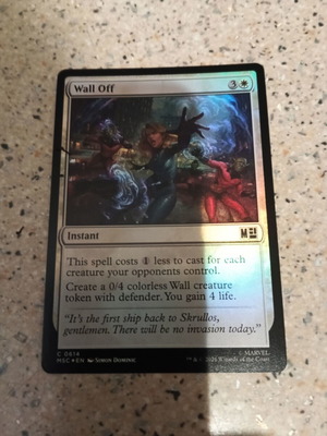 Magic the Gathering Wall Off foil κάρτα