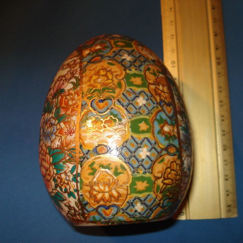Decorative egg used 11.5cm x 8cm