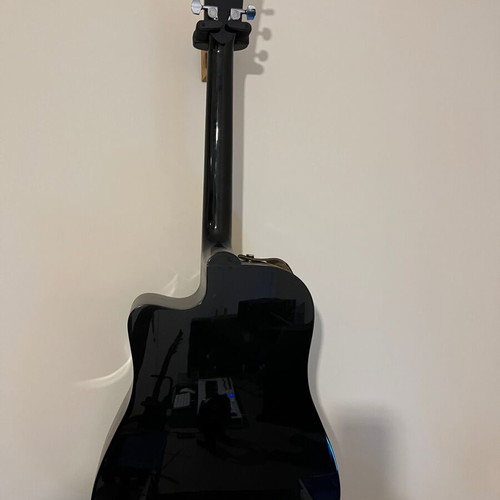 Fender CD-140SCE/BK electro-acoustic guitar used with Thomann case