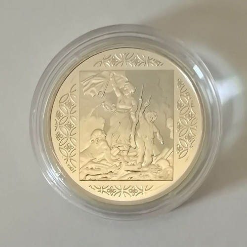France 2008 1½ Euro Delacroix La Liberté Silver Proof Coin new