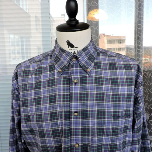 Gant Foxhunt Poplin Men's Long Sleeve Shirt like new, multicolor, size L/XL