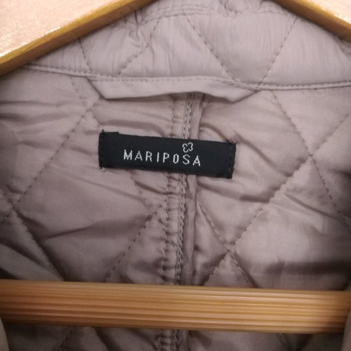 Mariposa quilted jacket size 38 like new, beige brown