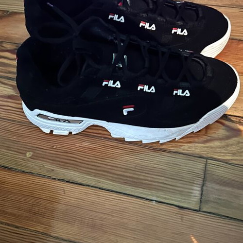 Fila sneakers size 44 black like new