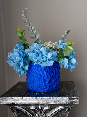 3D printed plant pot, 14cm height
