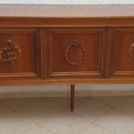 Collectable wooden handmade antique buffet