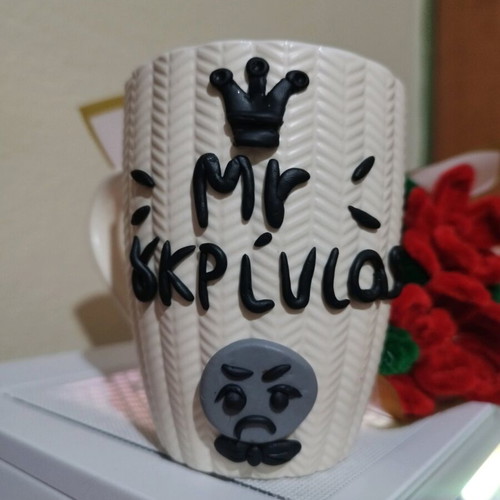 Polymer clay mug new