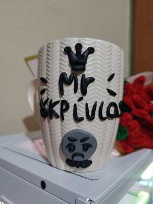 Polymer clay mug new