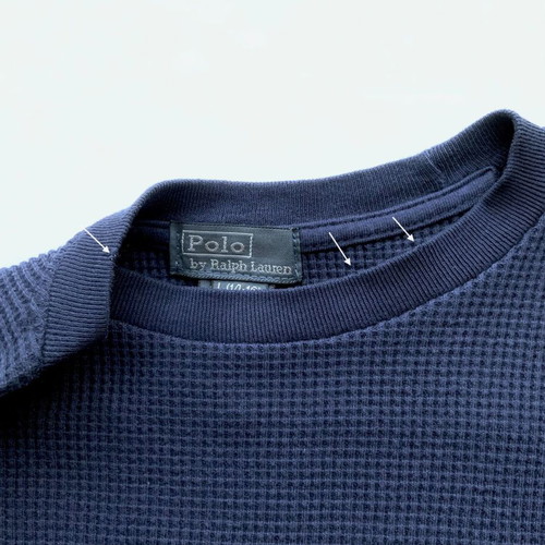 Polo by Ralph Lauren Kids Long-Sleeve Blue Jumper Size L 14-16 Years Used