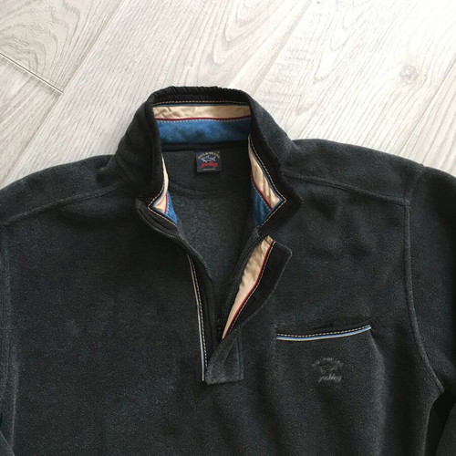 Paul & Shark fleece pullover size M used, colorful