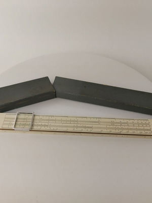 Logarithmic slide rule Leningrad 1969 used, old Soviet