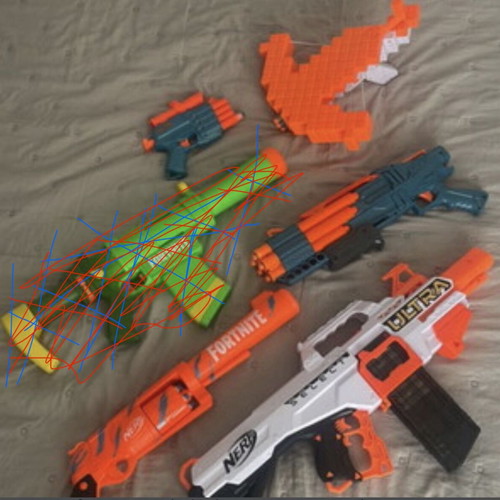 Nerf guns used, pack of 5 pieces