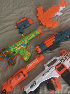 Nerf guns used, pack of 5 pieces