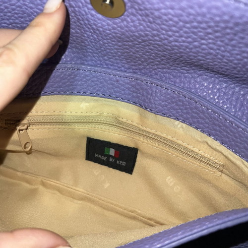 KEM clutch bag lilac like new