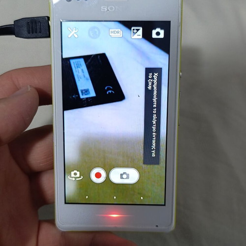 Sony Xperia M smartphone used, functional
