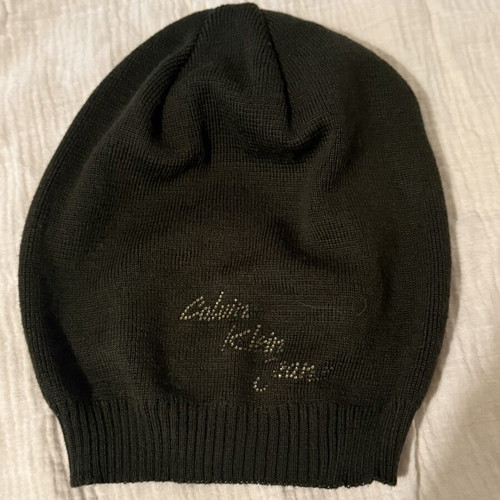 Calvin Klein knit cap like new, khaki