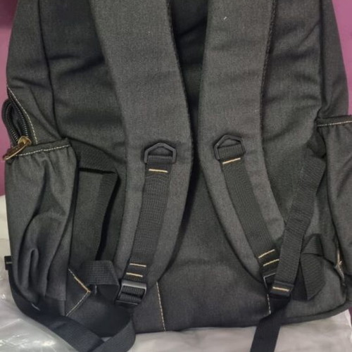 Ormi black backpack for daily use