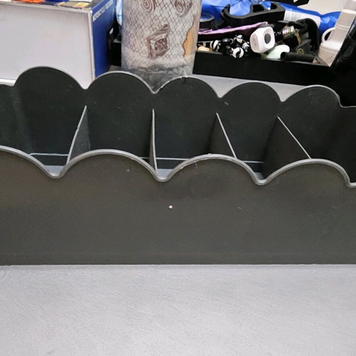 Plastic drawer organizer with 5 compartments new, black