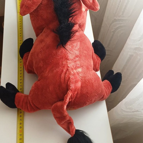Lion King Pumba plush toy from Disneyland Paris, 60cm