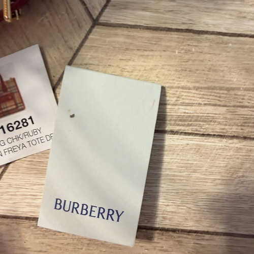 Burberry tote bag red new with all accessories and receipt