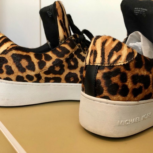 Michael Michael Kors Mindy leopard print sneakers like new, size 39 EU