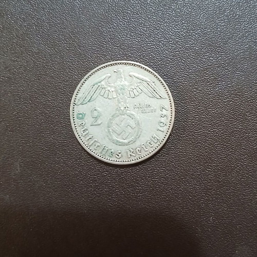 Silver coin Germany 2 mark 1937