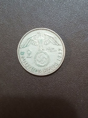Silver coin Germany 2 mark 1937