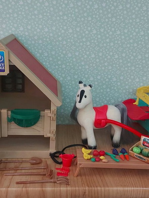 Sylvanian Families vintage horse set used