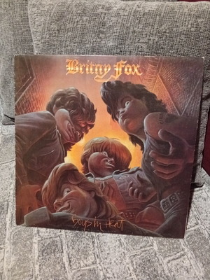 Britny Fox Boys In Heat vinyl record like new, glam hair metal 1989