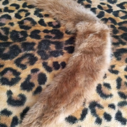 Fur collar like new, beige brown, probably natural